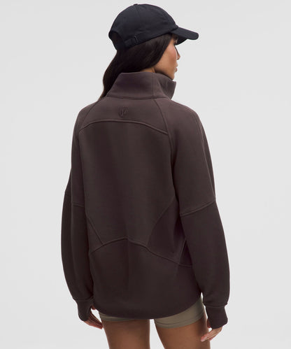 Lululemon Women's Scuba Oversized Funnel-Neck Half Zip *Long
