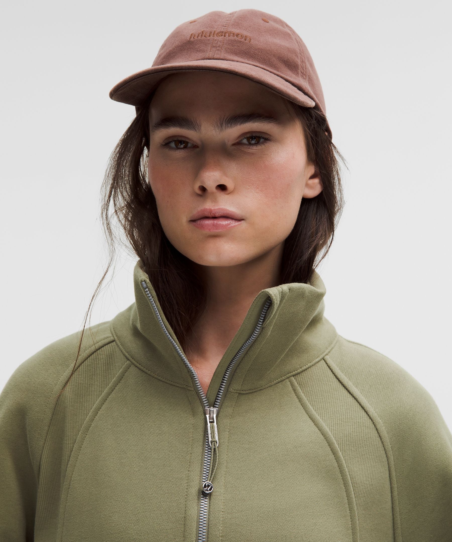 Lululemon Scuba Oversized Funnel-Neck Half Zip *Long Bay Leaf