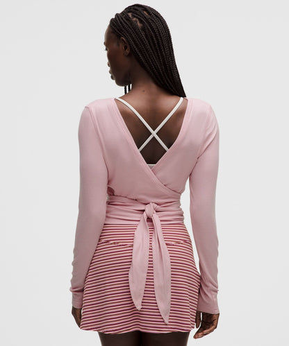 Lululemon Women's Front-to-Back Wrap-Waist Long-Sleeve Shirt