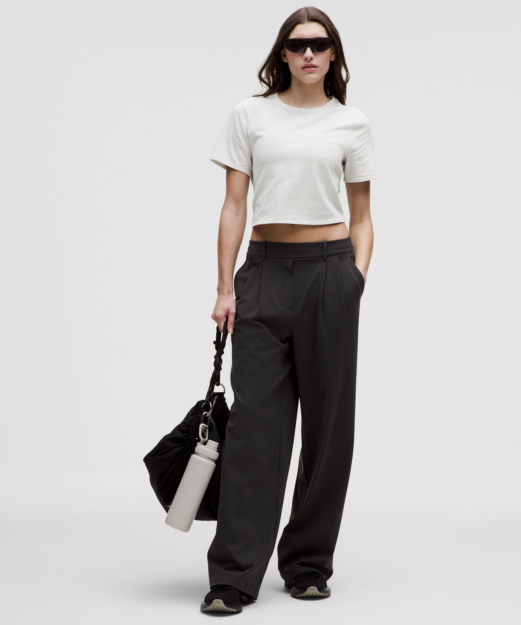 Lululemon Women's Tie-Hem Heavyweight Cotton T-Shirt