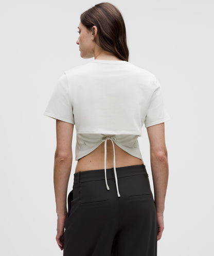 Lululemon Women's Tie-Hem Heavyweight Cotton T-Shirt