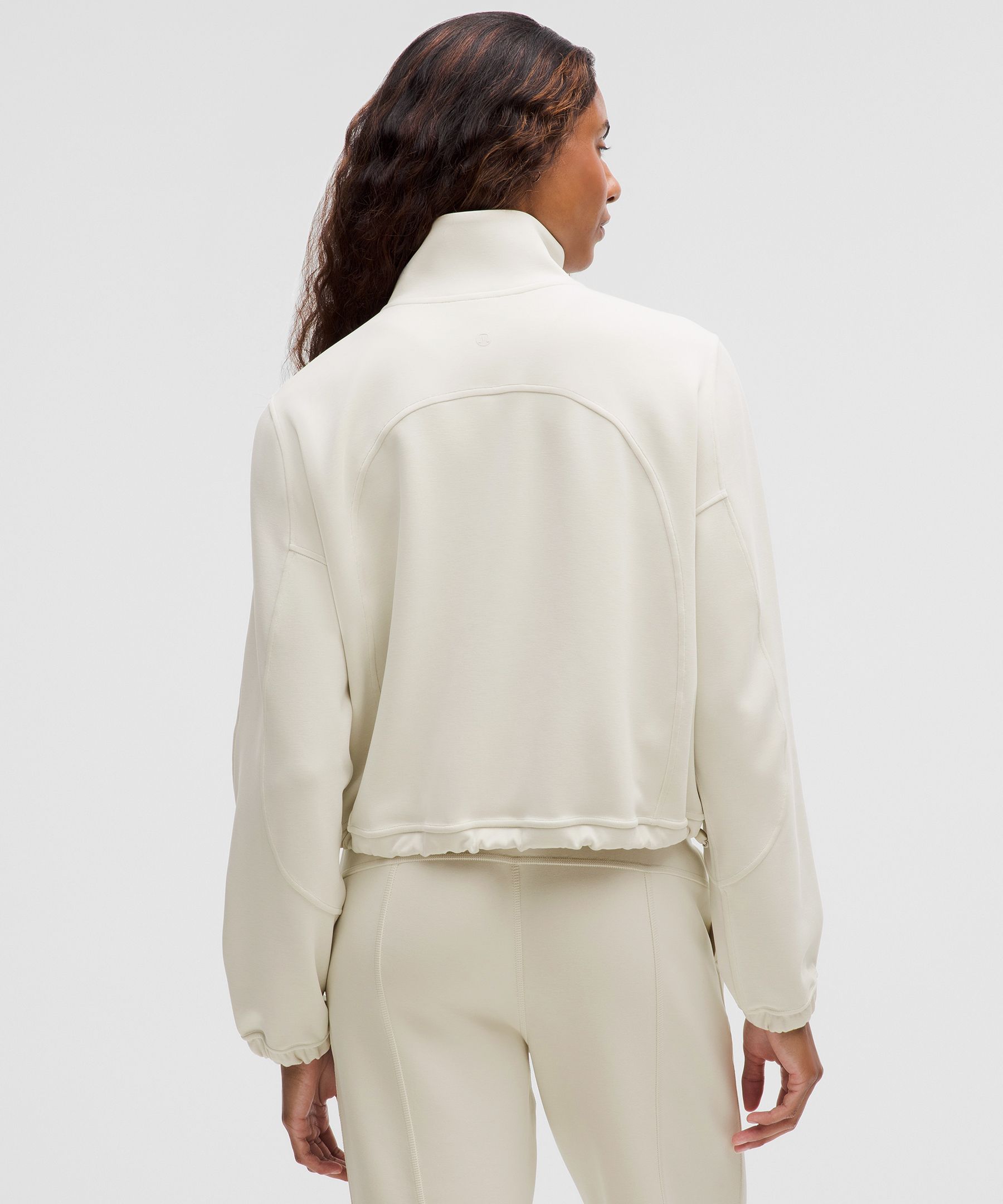 Lululemon Brushed Softstreme Half Zip Bone