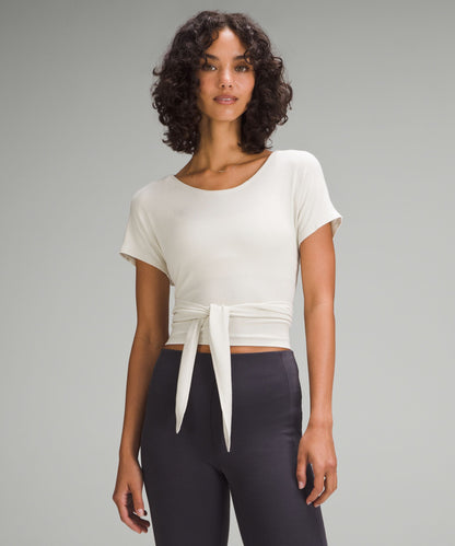 Lululemon Women's Adjustable Ties Short-Sleeve Shirt