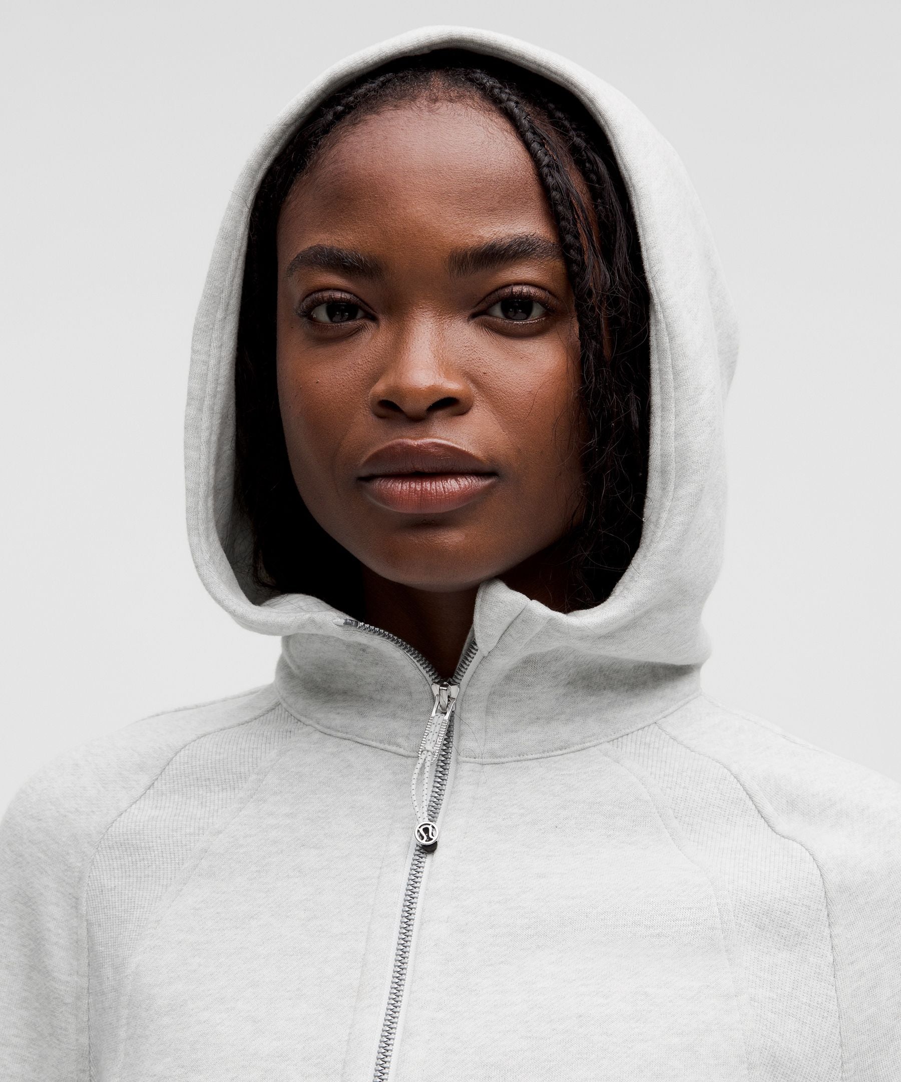 Lululemon Scuba Oversized Half-Zip Hoodie Heathered Core Ultra Light Grey