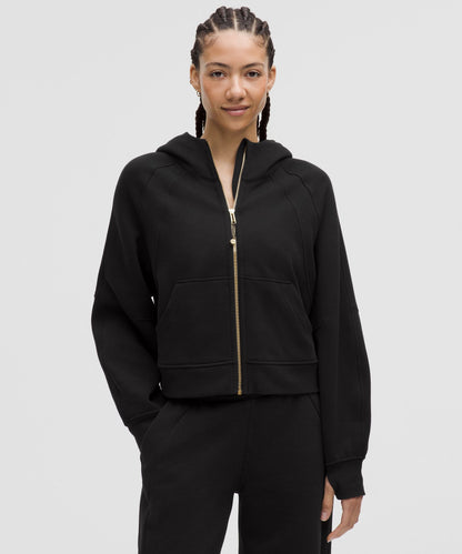 Lululemon Scuba Oversized Full-Zip Hoodie Black/Gold