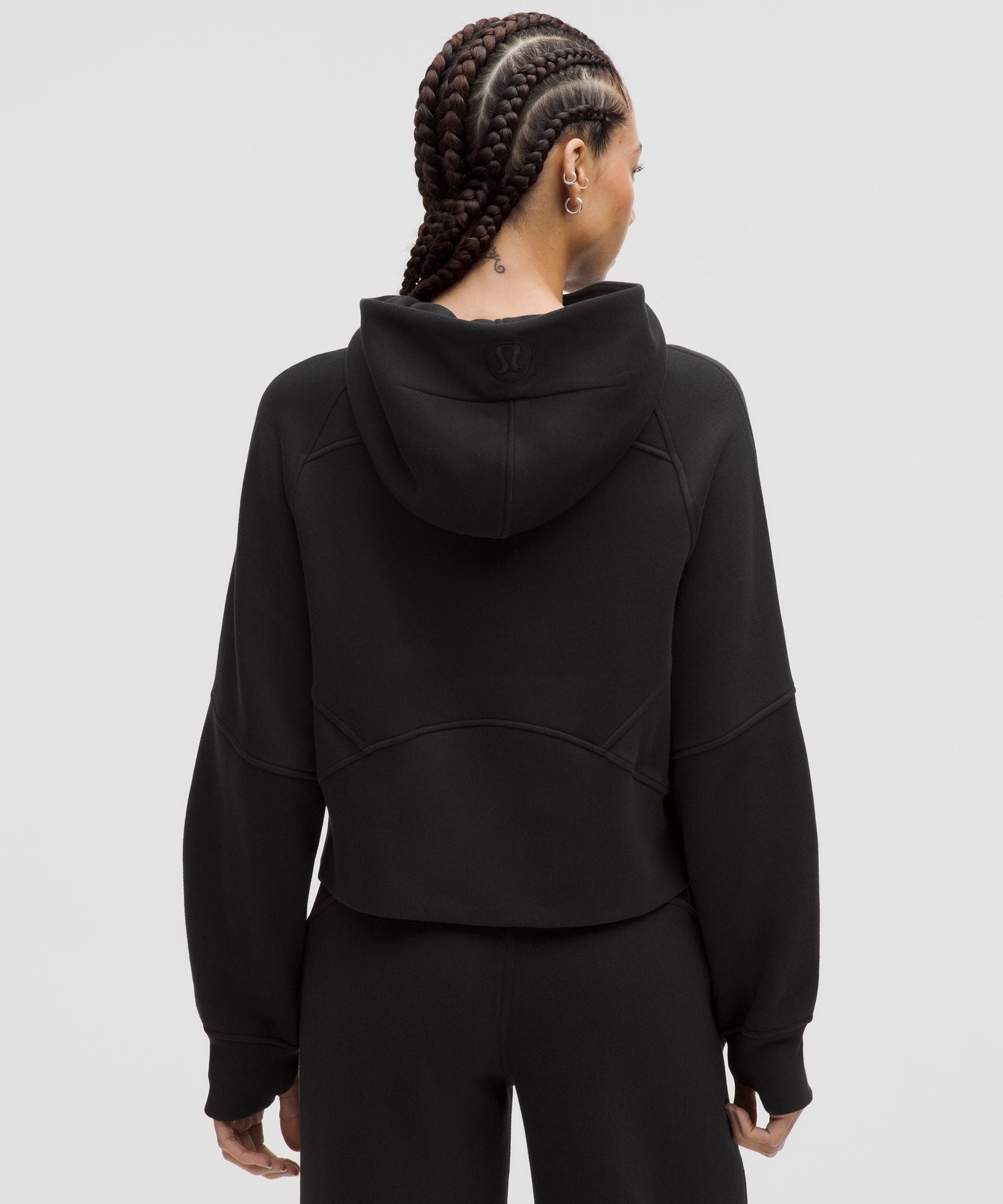 Lululemon Scuba Oversized Full-Zip Hoodie Black/Gold
