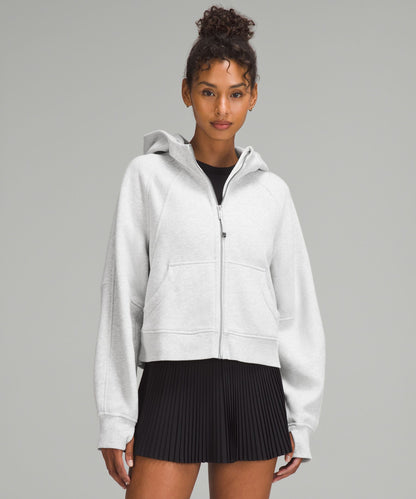 Lululemon Scuba Oversized Full-Zip Hoodie Heathered Core Ultra Light Grey