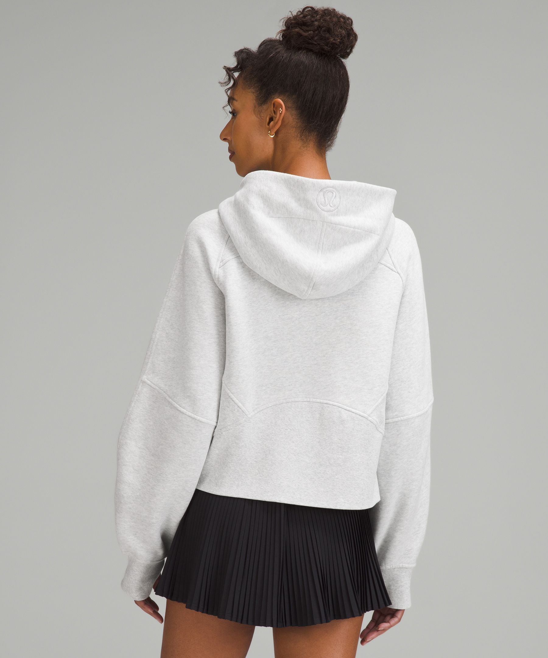 Lululemon Scuba Oversized Full-Zip Hoodie Heathered Core Ultra Light Grey