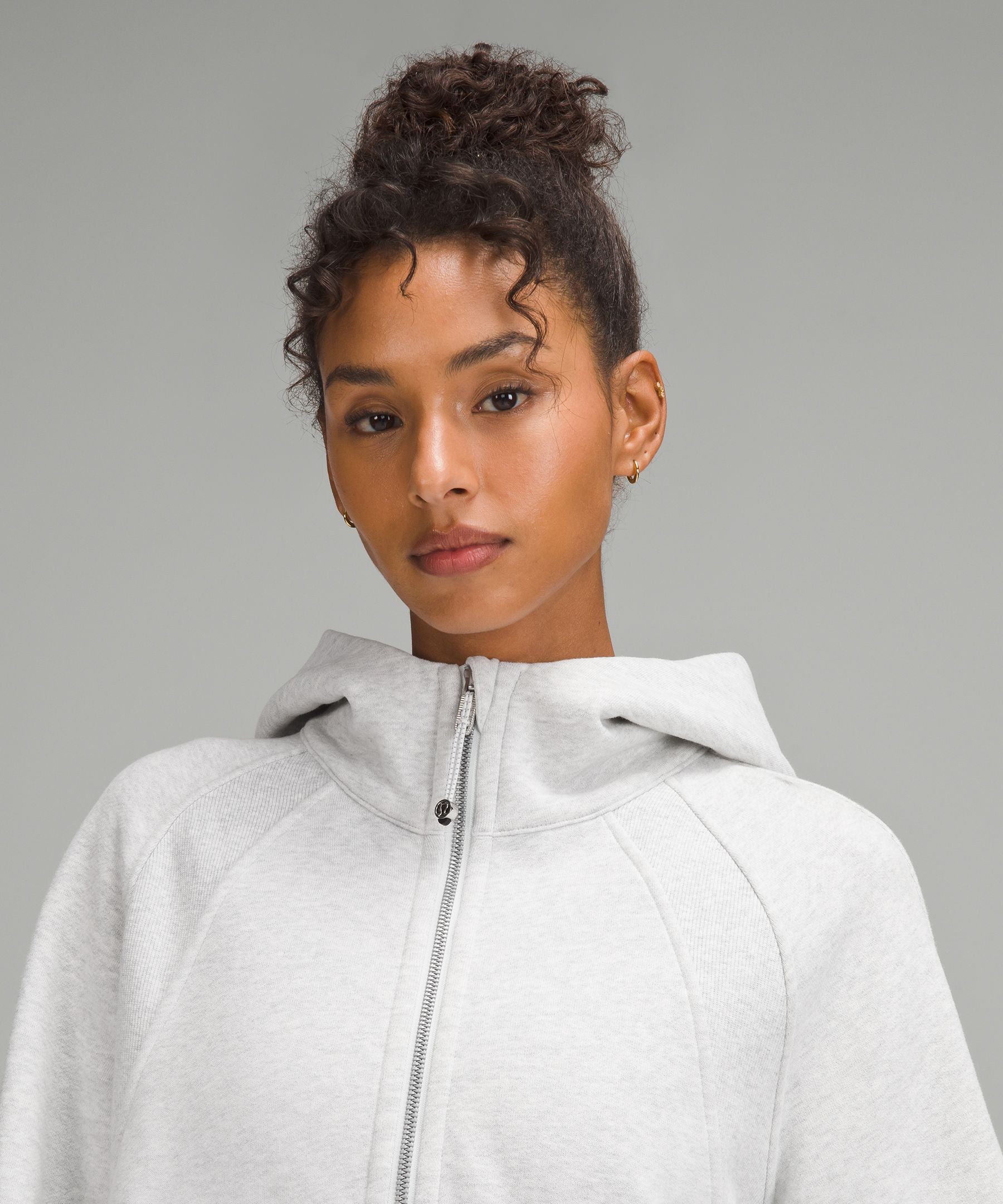 Lululemon Scuba Oversized Full-Zip Hoodie Heathered Core Ultra Light Grey