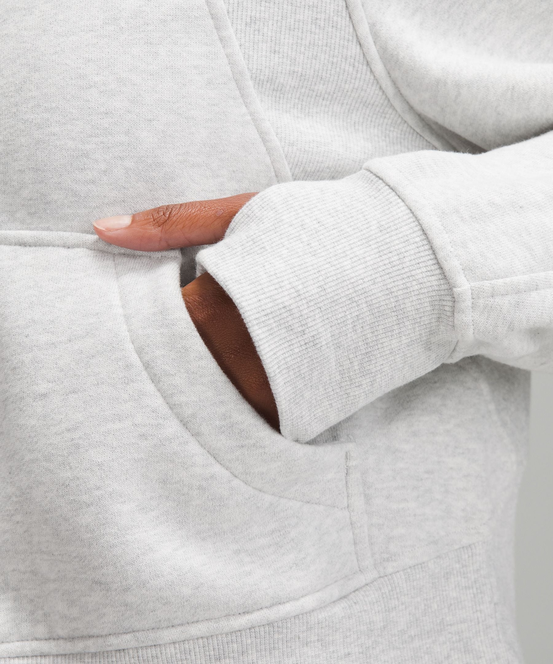 Lululemon Scuba Oversized Full-Zip Hoodie Heathered Core Ultra Light Grey