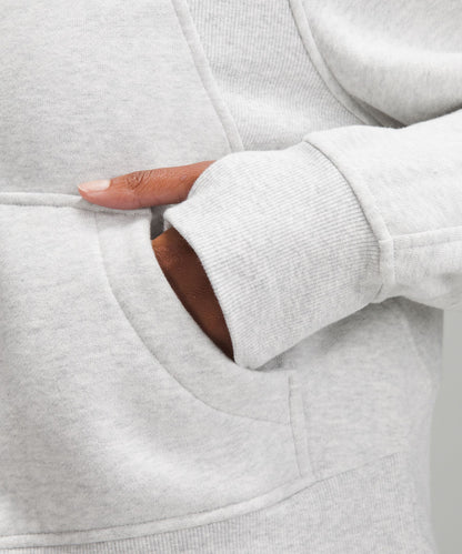 Lululemon Scuba Oversized Full-Zip Hoodie Heathered Core Ultra Light Grey