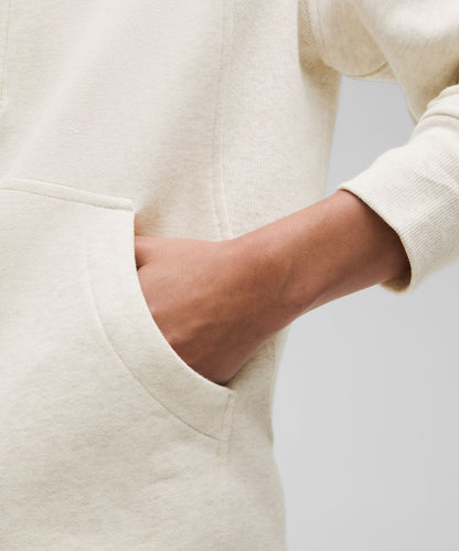 Lululemon Scuba Oversized Funnel-Neck Half Zip *Long Heathered Bone/Gold