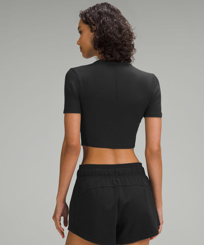 Lululemon Women's Hold Tight Straight-Hem Cropped T-Shirt