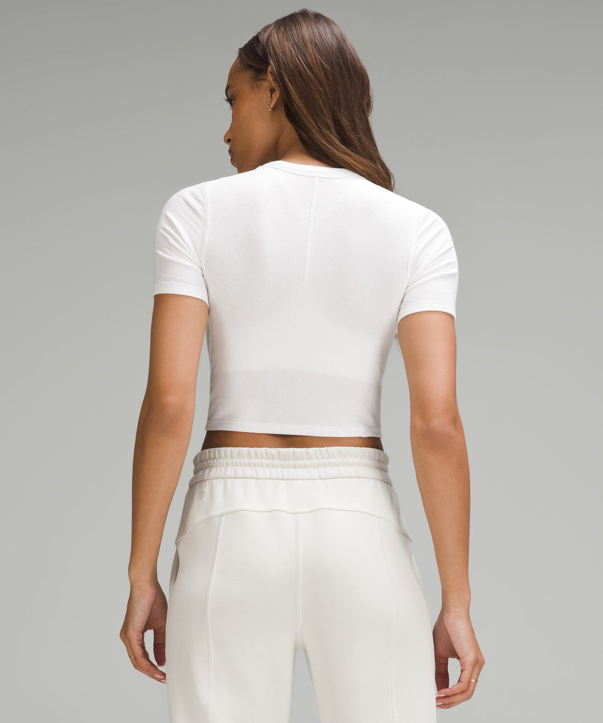 Lululemon Women's Hold Tight Straight-Hem Cropped T-Shirt