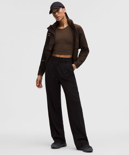 Lululemon Women's Hold Tight Straight-Hem Cropped Long-Sleeve Shirt
