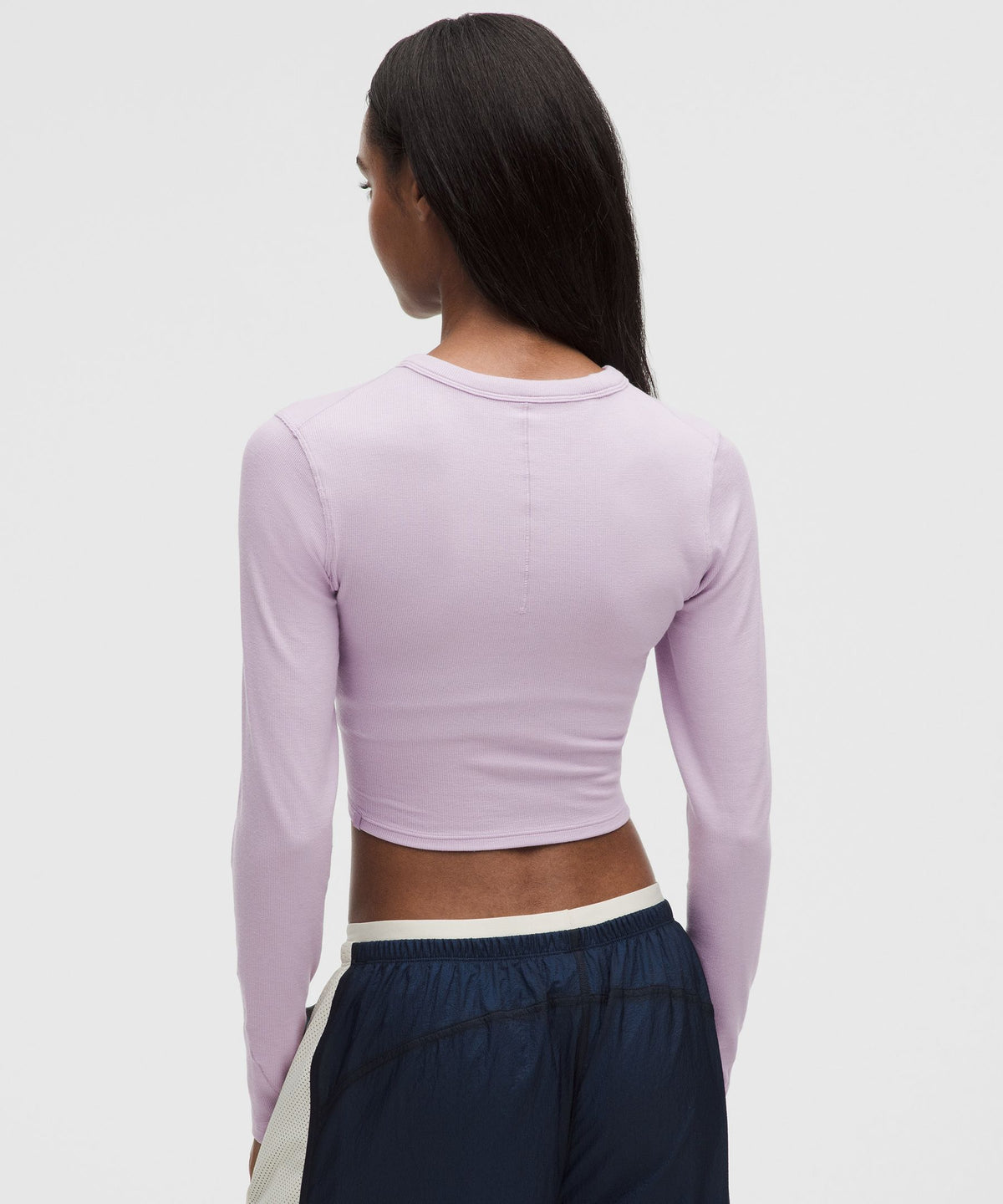 Lululemon Women's Hold Tight Straight-Hem Cropped Long-Sleeve Shirt