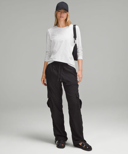 Lululemon Women's Organic Cotton Crewneck Long-Sleeve Shirt