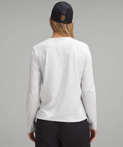 Lululemon Women's Organic Cotton Crewneck Long-Sleeve Shirt