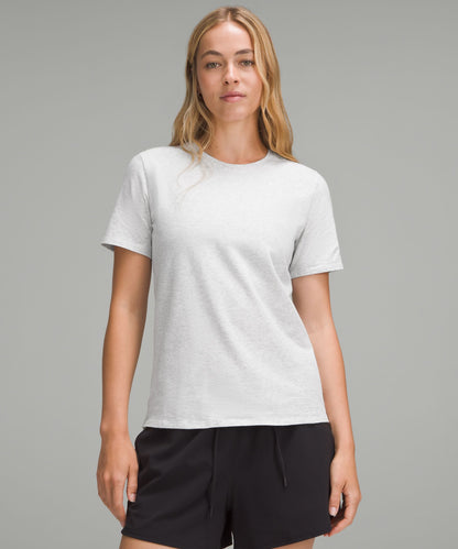Lululemon Women's Organic Cotton Straight-Hem Crewneck T-Shirt