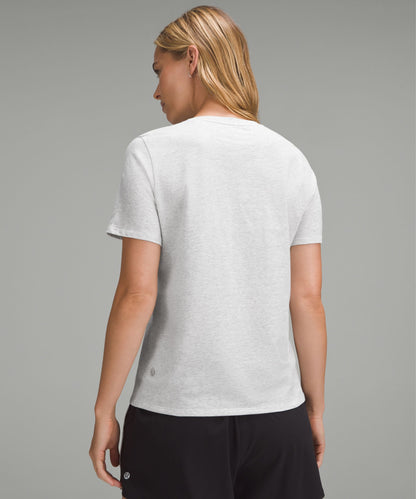 Lululemon Women's Organic Cotton Straight-Hem Crewneck T-Shirt