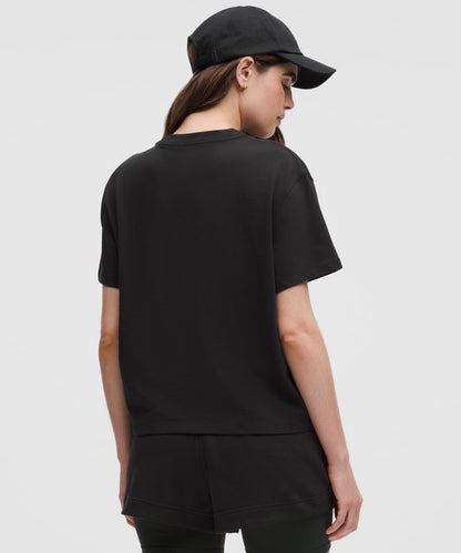 Lululemon Women's Relaxed-Fit Cotton Jersey T-Shirt *Wordmark