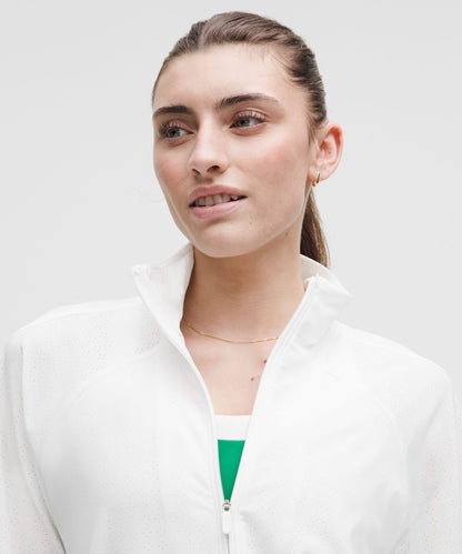 Lululemon Women's Adapted State Perforated Track Jacket