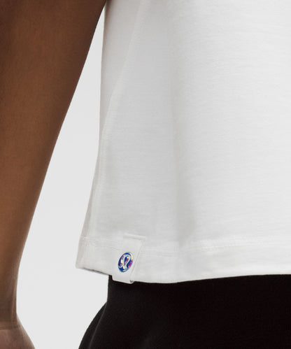 Lululemon Women's Relaxed-Fit Cotton Jersey T-Shirt *Pride Graphic