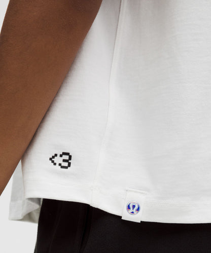 Lululemon Women's Relaxed-Fit Cotton Jersey T-Shirt *Pride Graphic