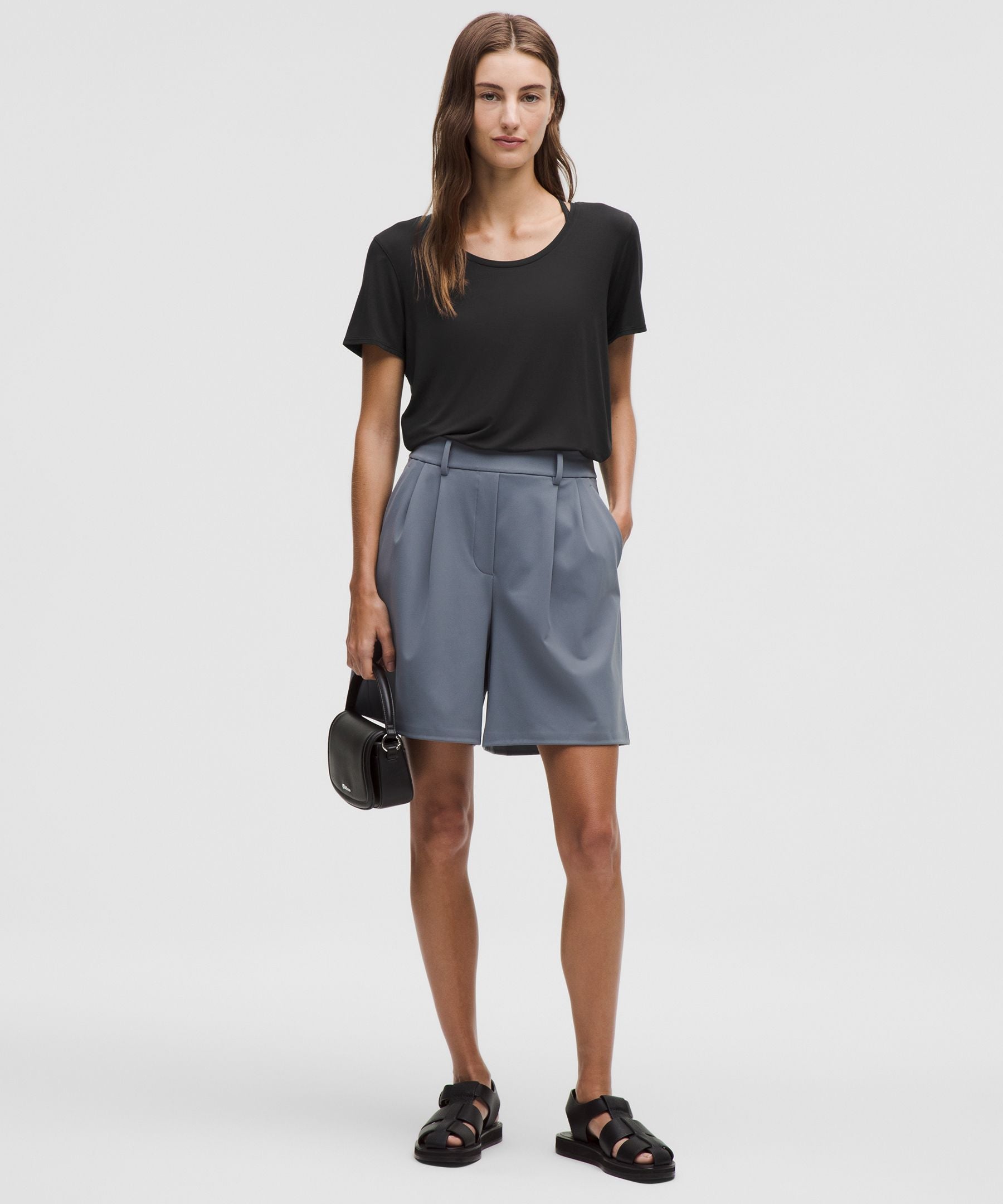 Lululemon Women's Modal-Silk Twist-Back Short-Sleeve Shirt