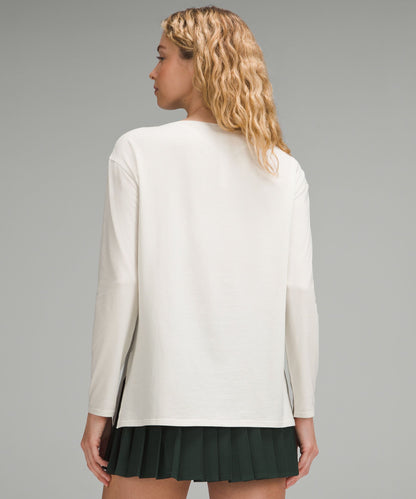 Lululemon Women's Relaxed-Fit Boatneck Long-Sleeve Shirt