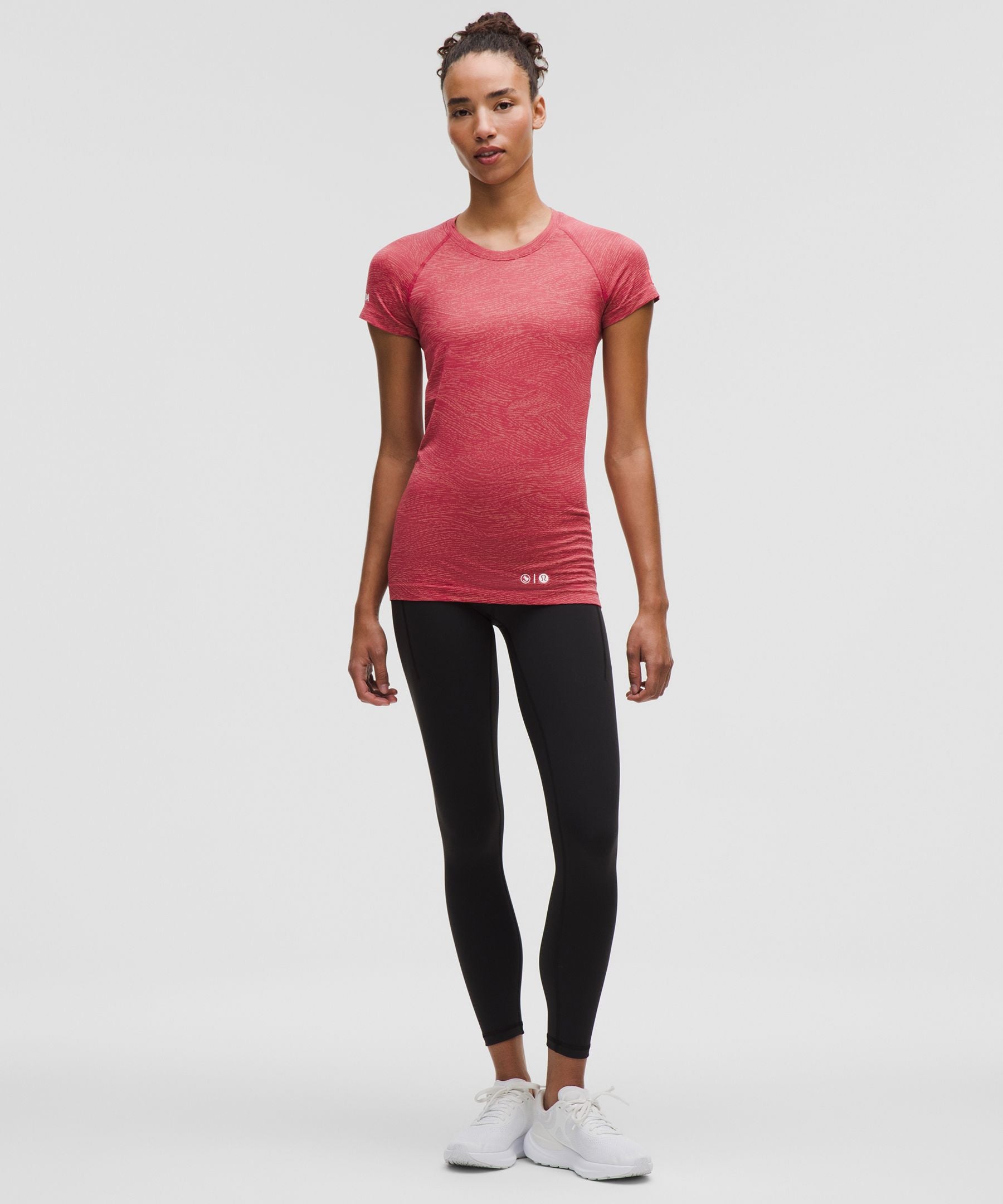 Lululemon Women's Team Canada Swiftly Tech Short-Sleeve Shirt 2.0 Hip Length *CPC Logo