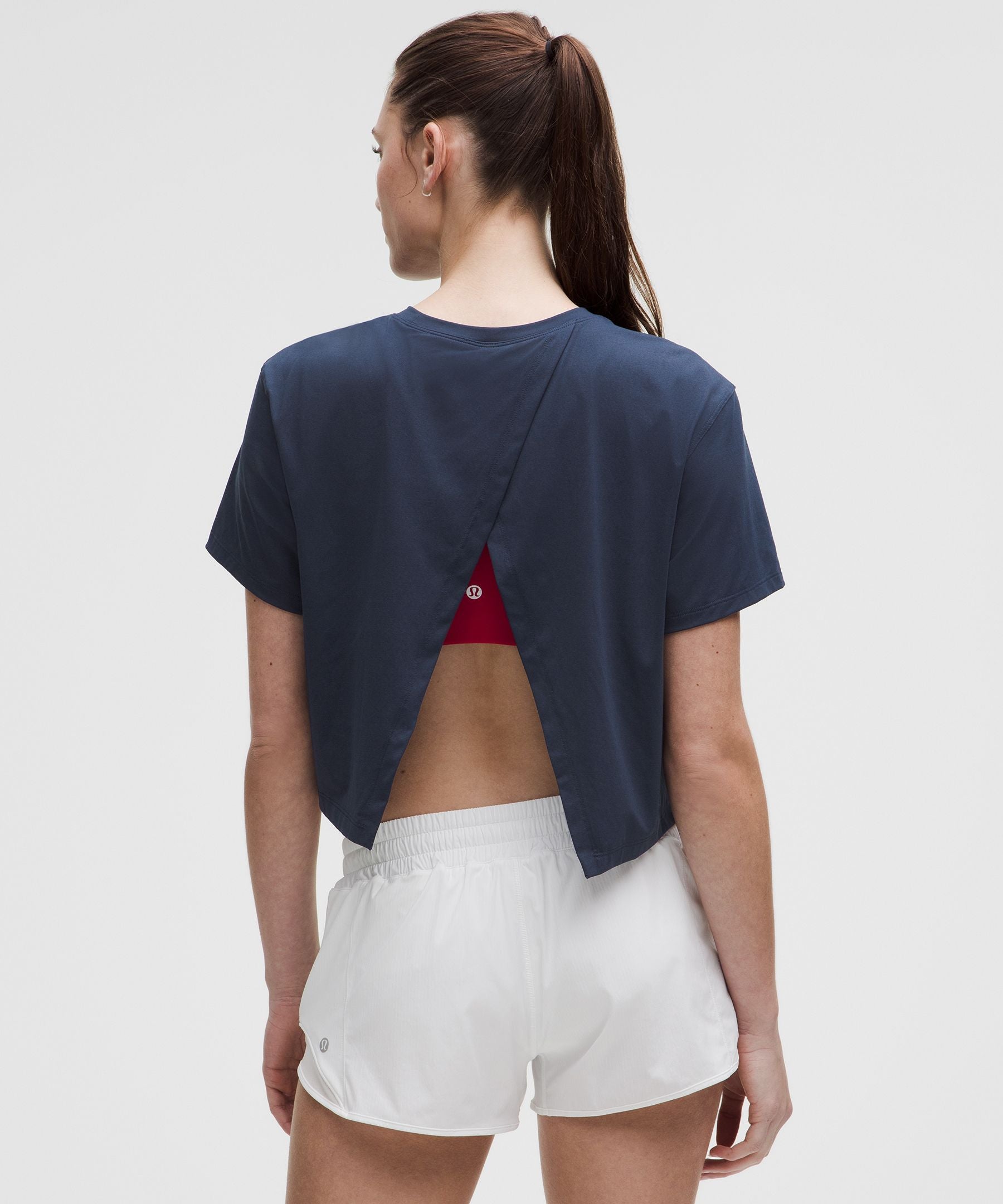 Lululemon Women's Pace Crush Cross-Back Graphic T-Shirt
