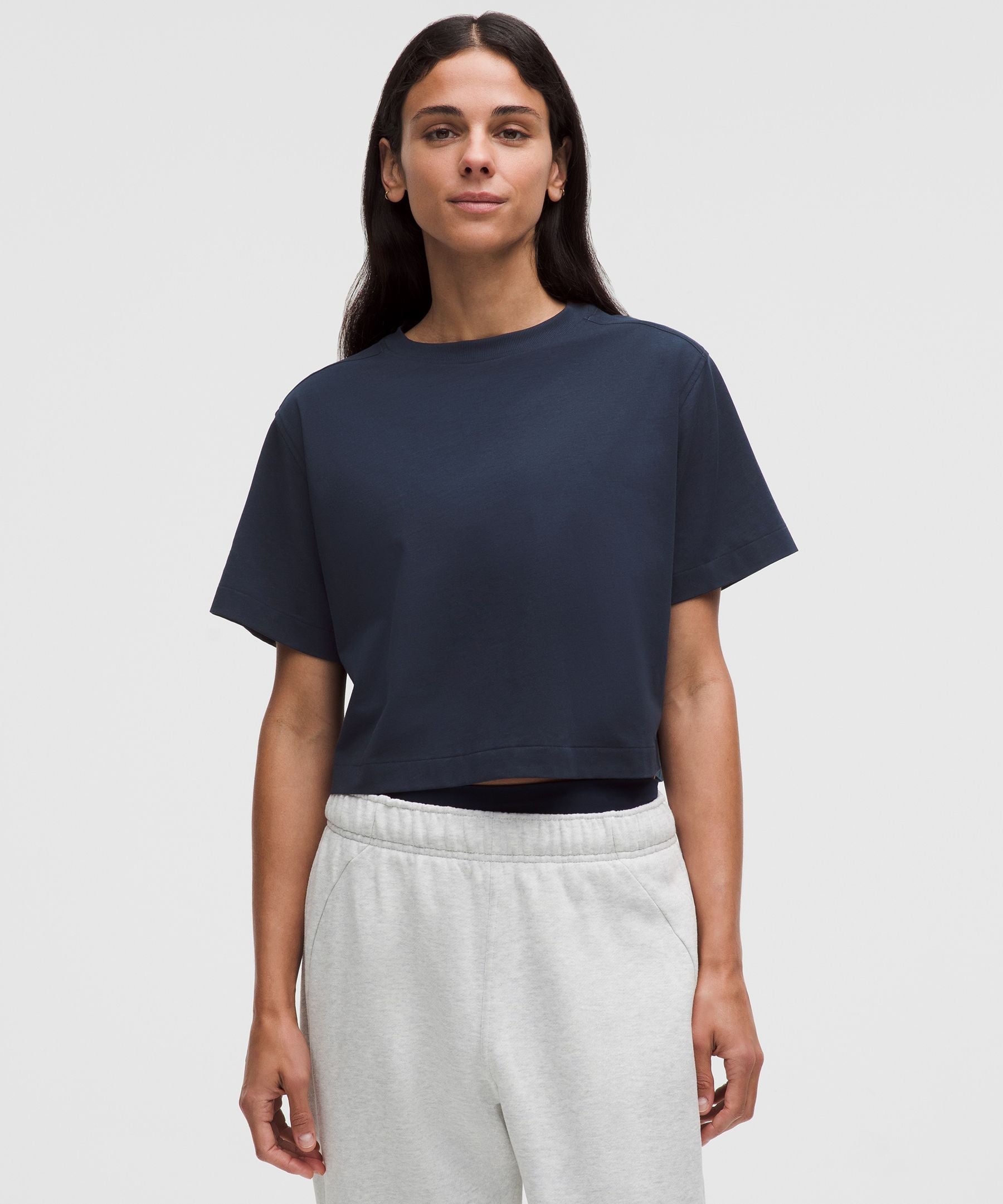 Lululemon Women's All Yours Organic Cotton Cropped T-Shirt