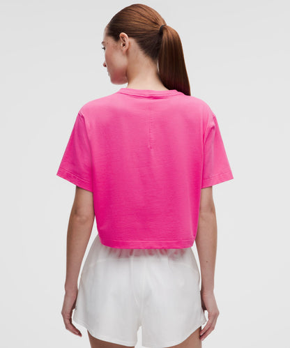 Lululemon Women's All Yours Organic Cotton Cropped T-Shirt