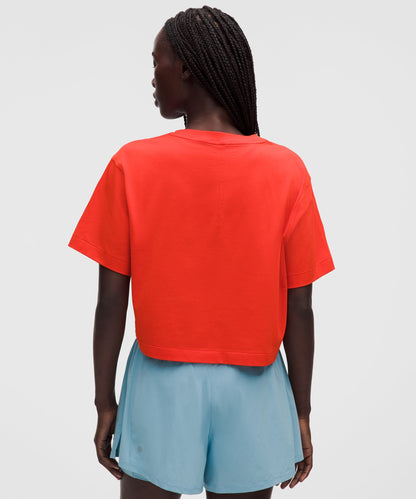 Lululemon Women's All Yours Organic Cotton Cropped T-Shirt