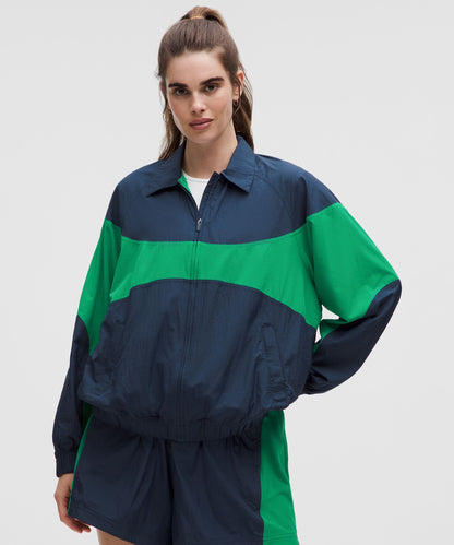 Lululemon Women's Nylon Collared Jacket *Retro Remix Set