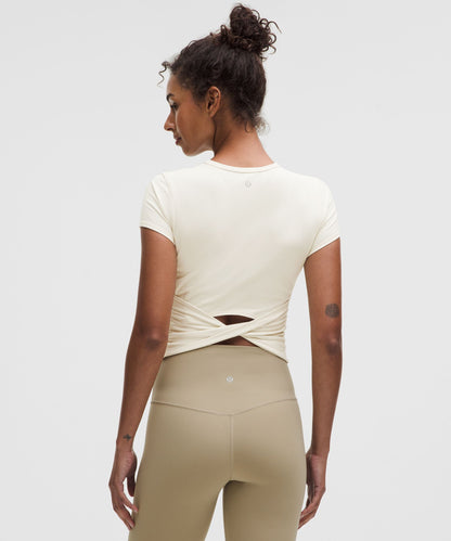 Lululemon Women's All It Takes Back-Twist Ribbed Short-Sleeve Shirt
