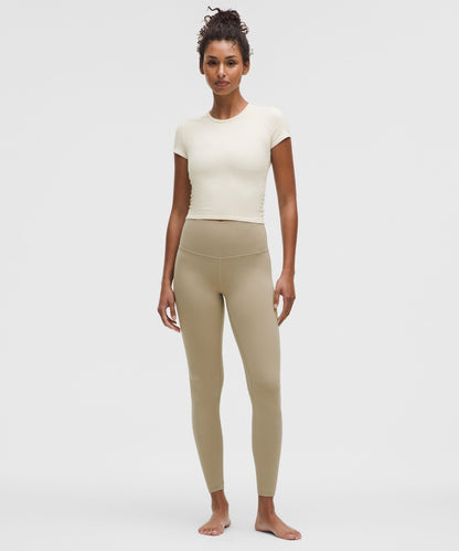Lululemon Women's All It Takes Back-Twist Ribbed Short-Sleeve Shirt