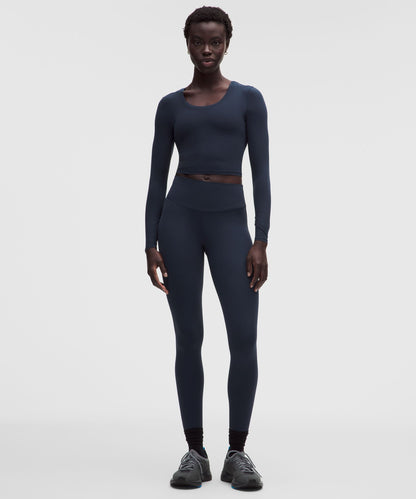 Lululemon Women's Unrestricted Power Cropped Long-Sleeve Shirt