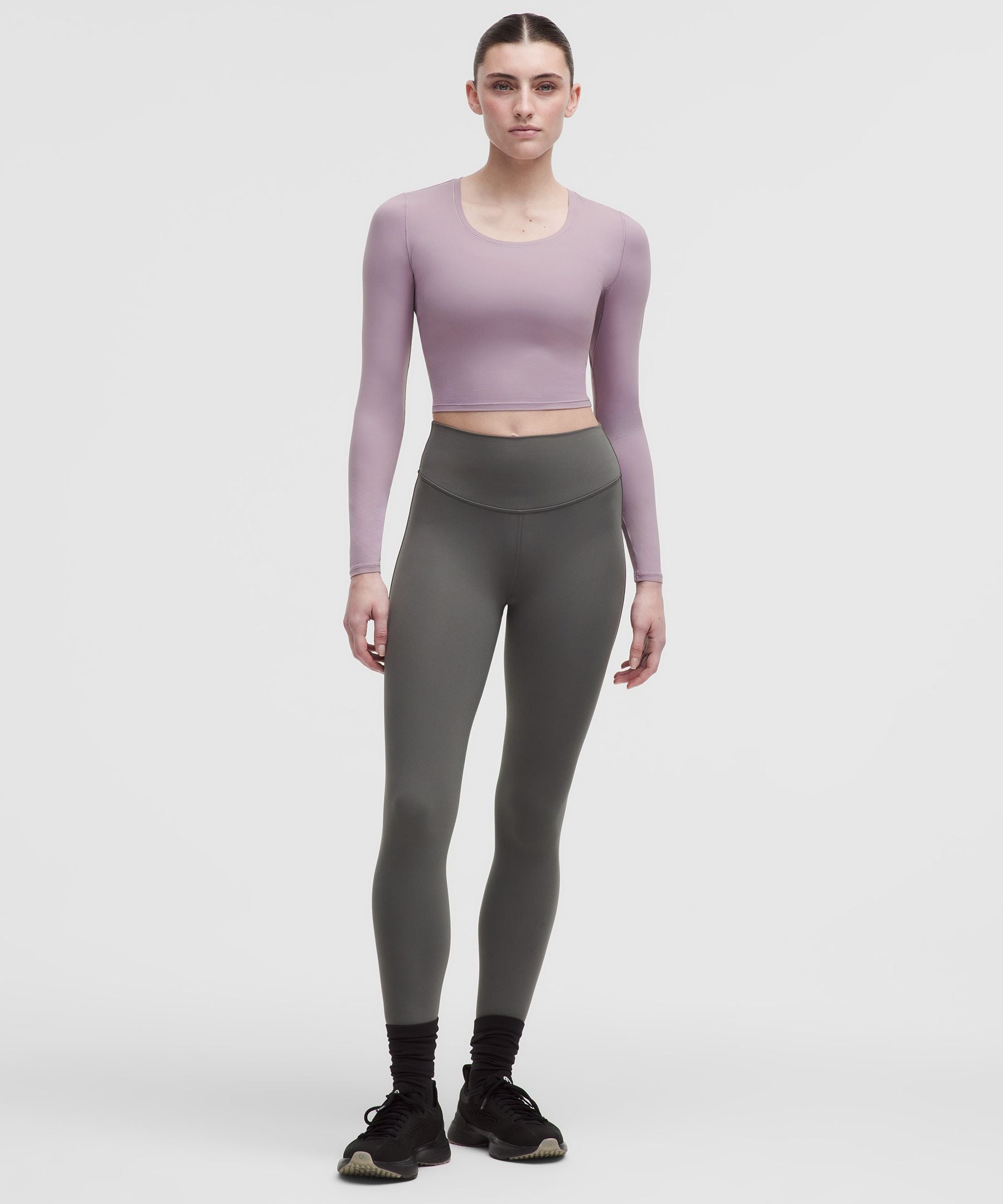 Lululemon Women's Unrestricted Power Cropped Long-Sleeve Shirt