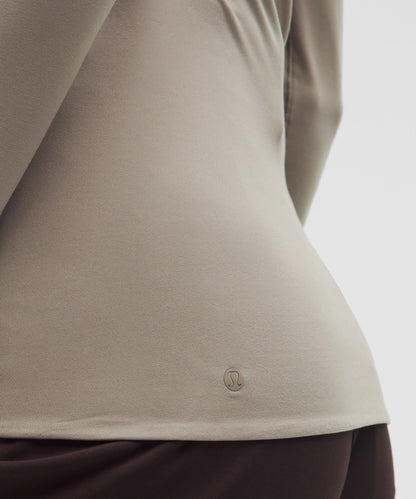 Lululemon Women's Wundermost Ultra-Soft Nulu V-Neck Long-Sleeve Shirt