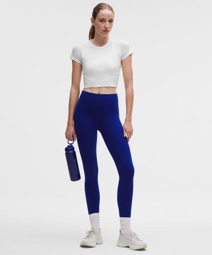 Lululemon Women's Swiftly Tech Cropped Short-Sleeve Shirt 2.0