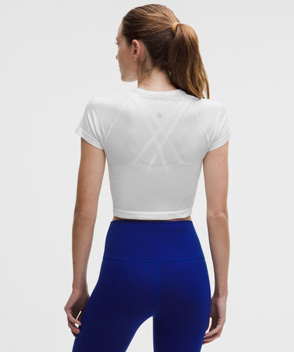 Lululemon Women's Swiftly Tech Cropped Short-Sleeve Shirt 2.0