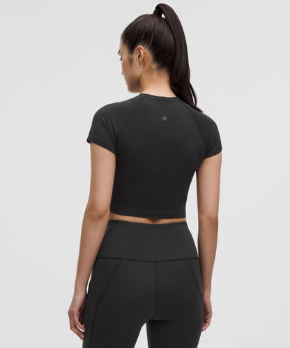 Lululemon Women's Swiftly Tech Cropped Short-Sleeve Shirt 2.0