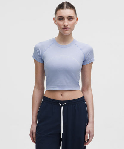 Lululemon Women's Swiftly Tech Cropped Short-Sleeve Shirt 2.0