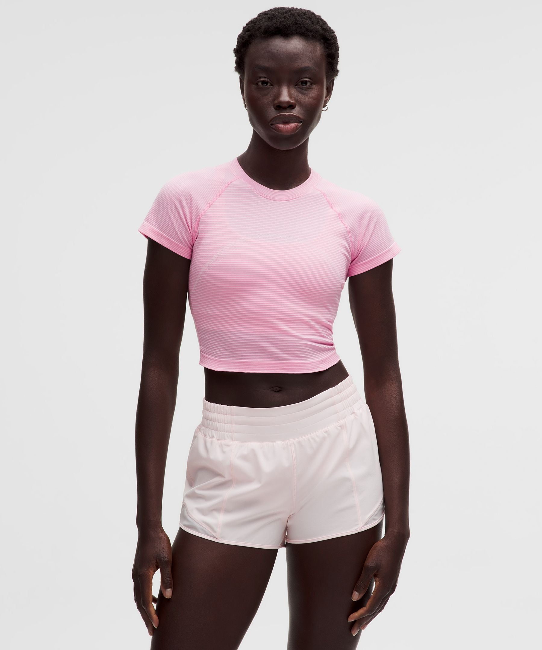 Lululemon Women's Swiftly Tech Cropped Short-Sleeve Shirt 2.0