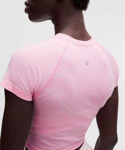 Lululemon Women's Swiftly Tech Cropped Short-Sleeve Shirt 2.0