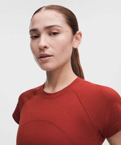 Lululemon Women's Swiftly Tech Cropped Short-Sleeve Shirt 2.0