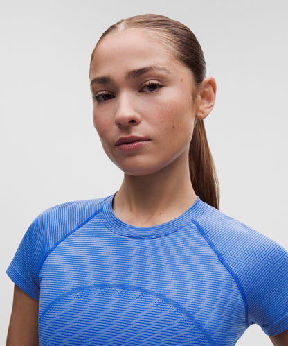 Lululemon Women's Swiftly Tech Cropped Short-Sleeve Shirt 2.0