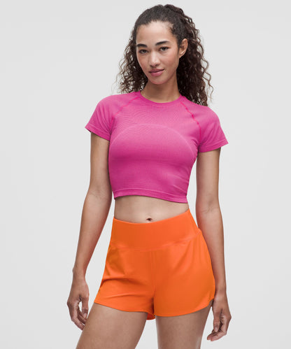 Lululemon Women's Swiftly Tech Cropped Short-Sleeve Shirt 2.0
